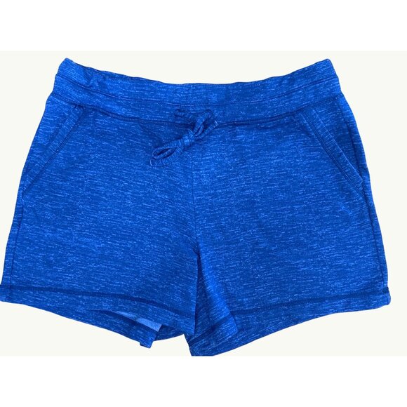 32 Degrees Cool Cobalt Blue Lounge Shorts Size M Soft Stretch Drawstring Casual - Picture 2 of 6